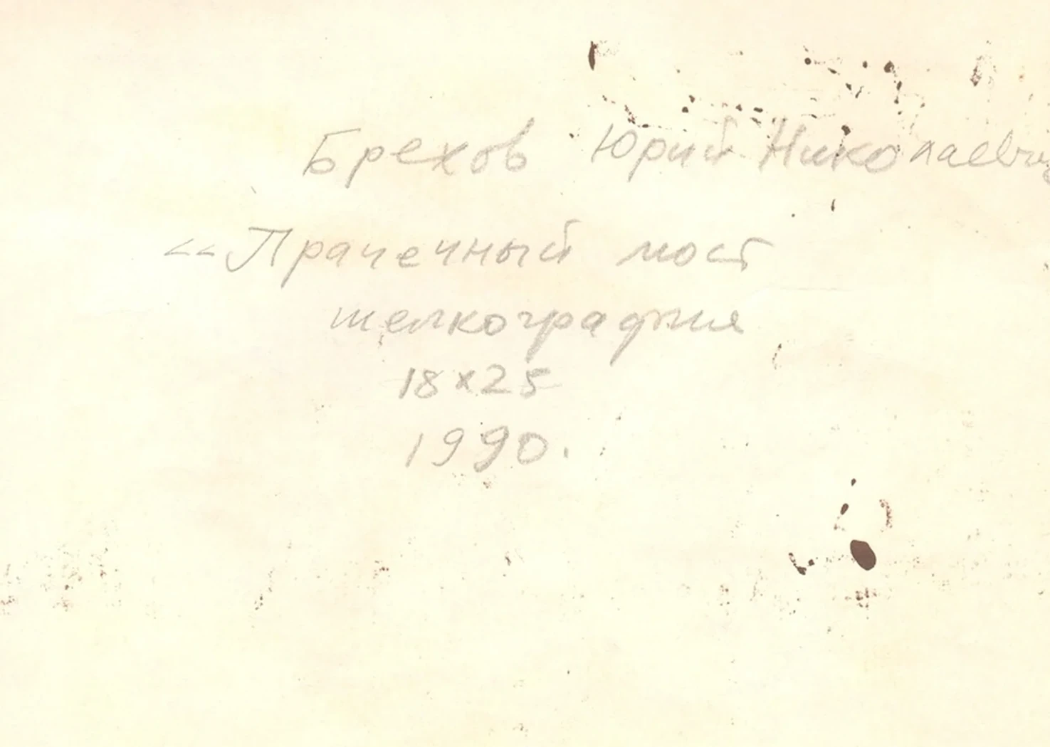lot 225. «Прачечный мост»