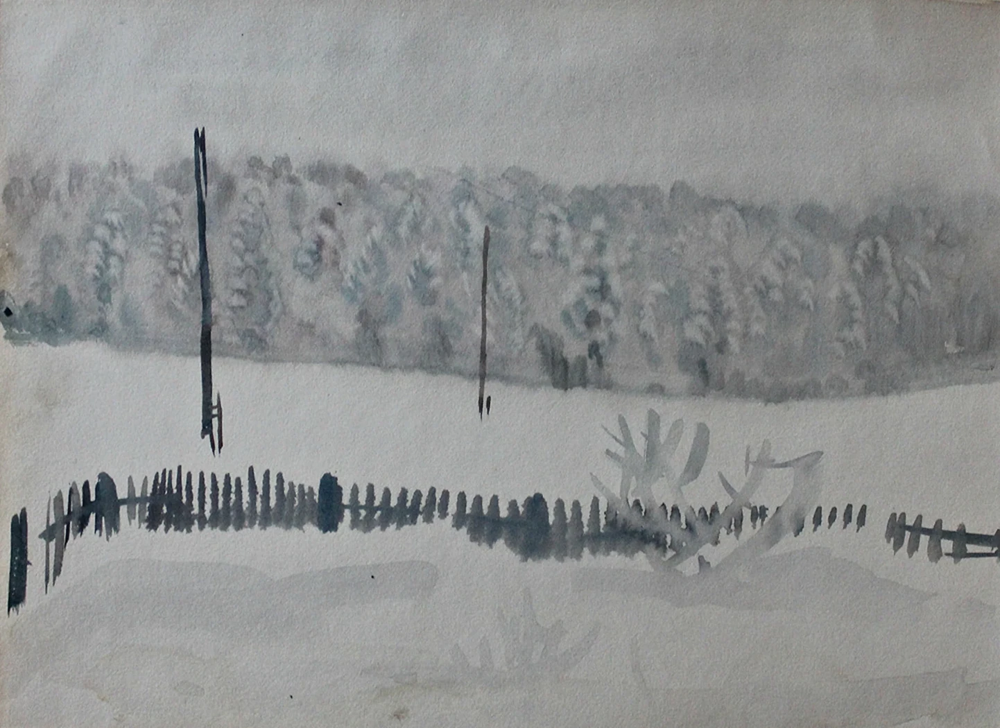 «Зимой»