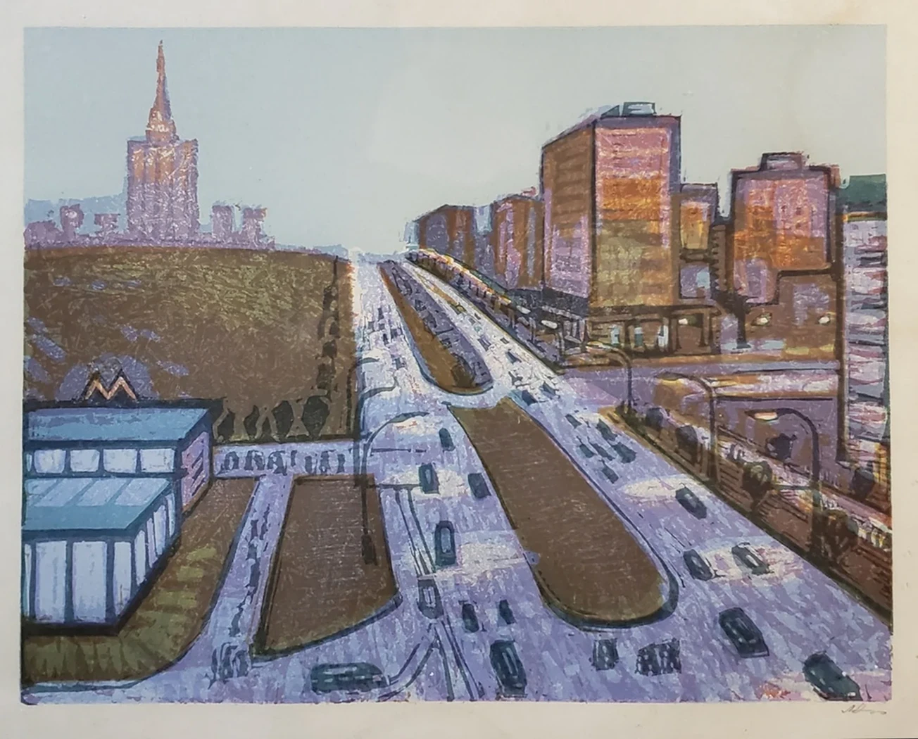«Москва. Проспект Вернадского», Арцыбушев Алексей Петрович, художник, купить картину
