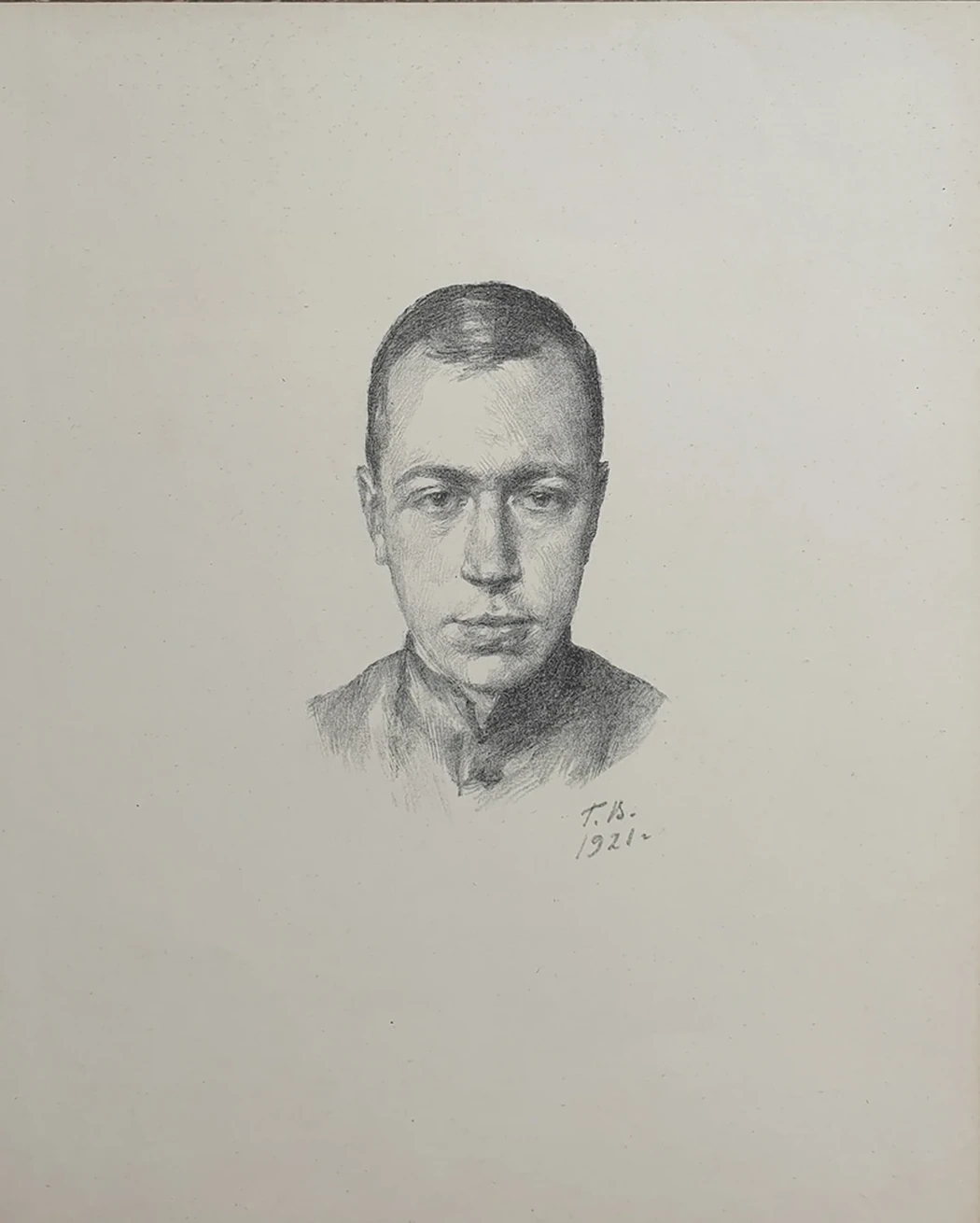 lot 31. «Портрет Э. Голлербаха»