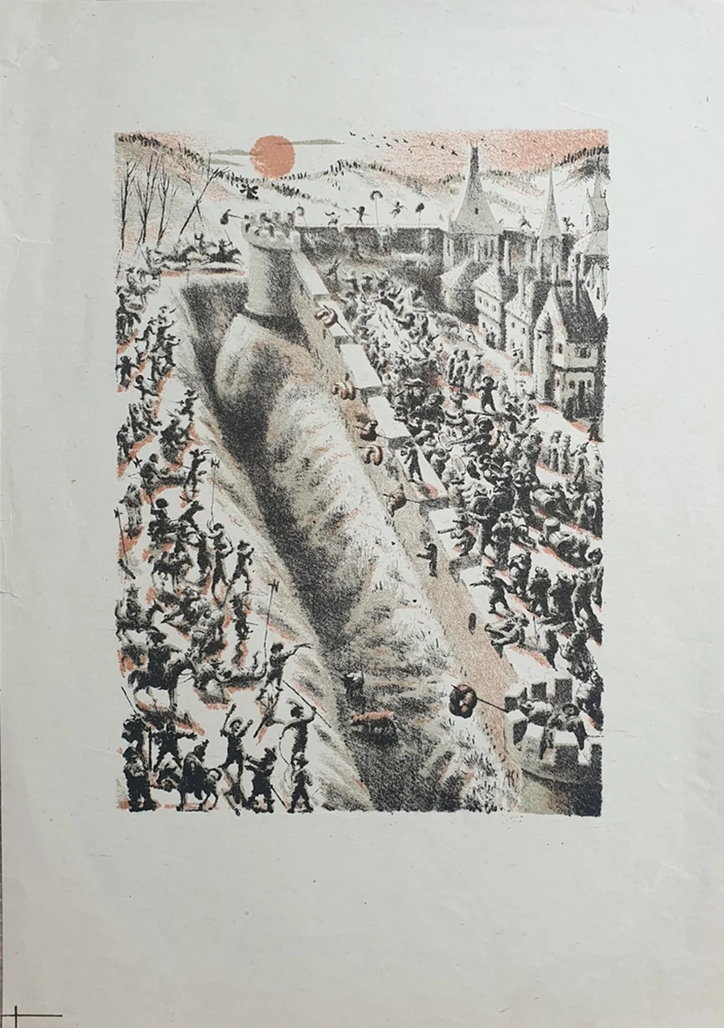lot 41. «Четыре иллюстрации к повести Р.Роллана «Кола Брюньон»»