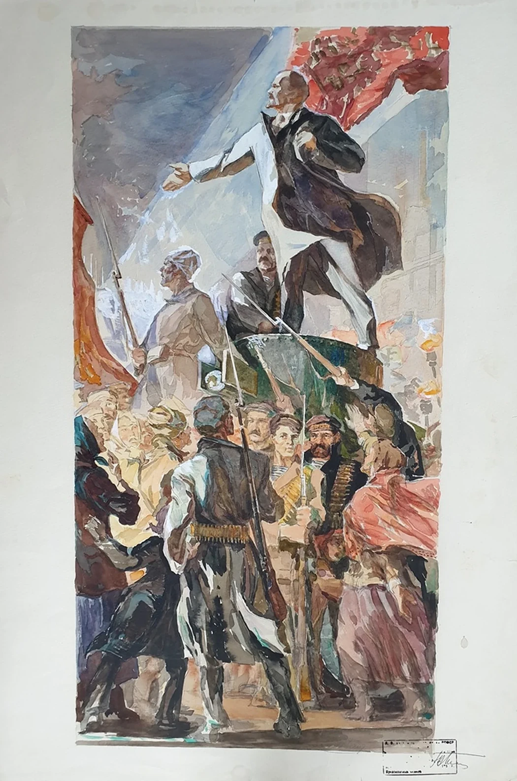  «Ленин на броневике», Бантиков Андрей Сергеевич, художник, купить картину