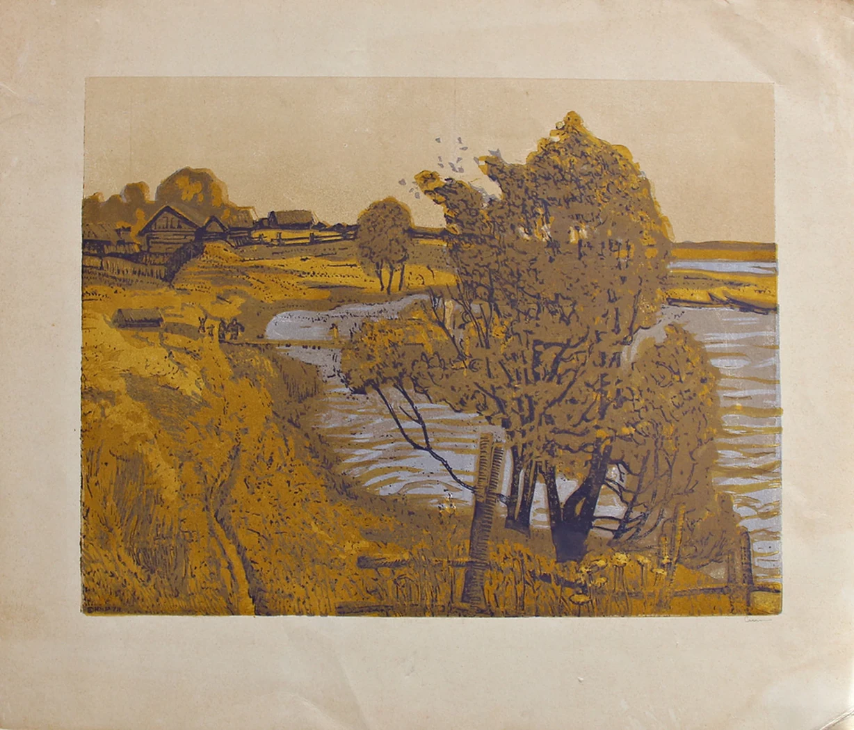 lot 103. «Осенний пейзаж»