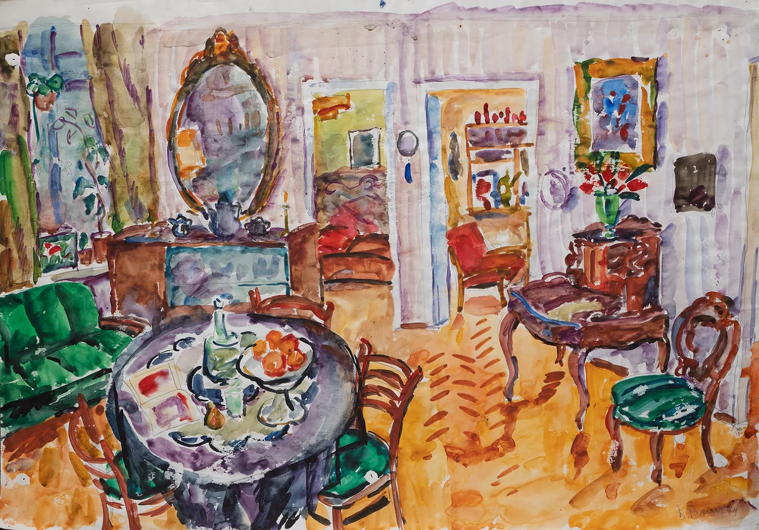 lot 214. «Интерьер»