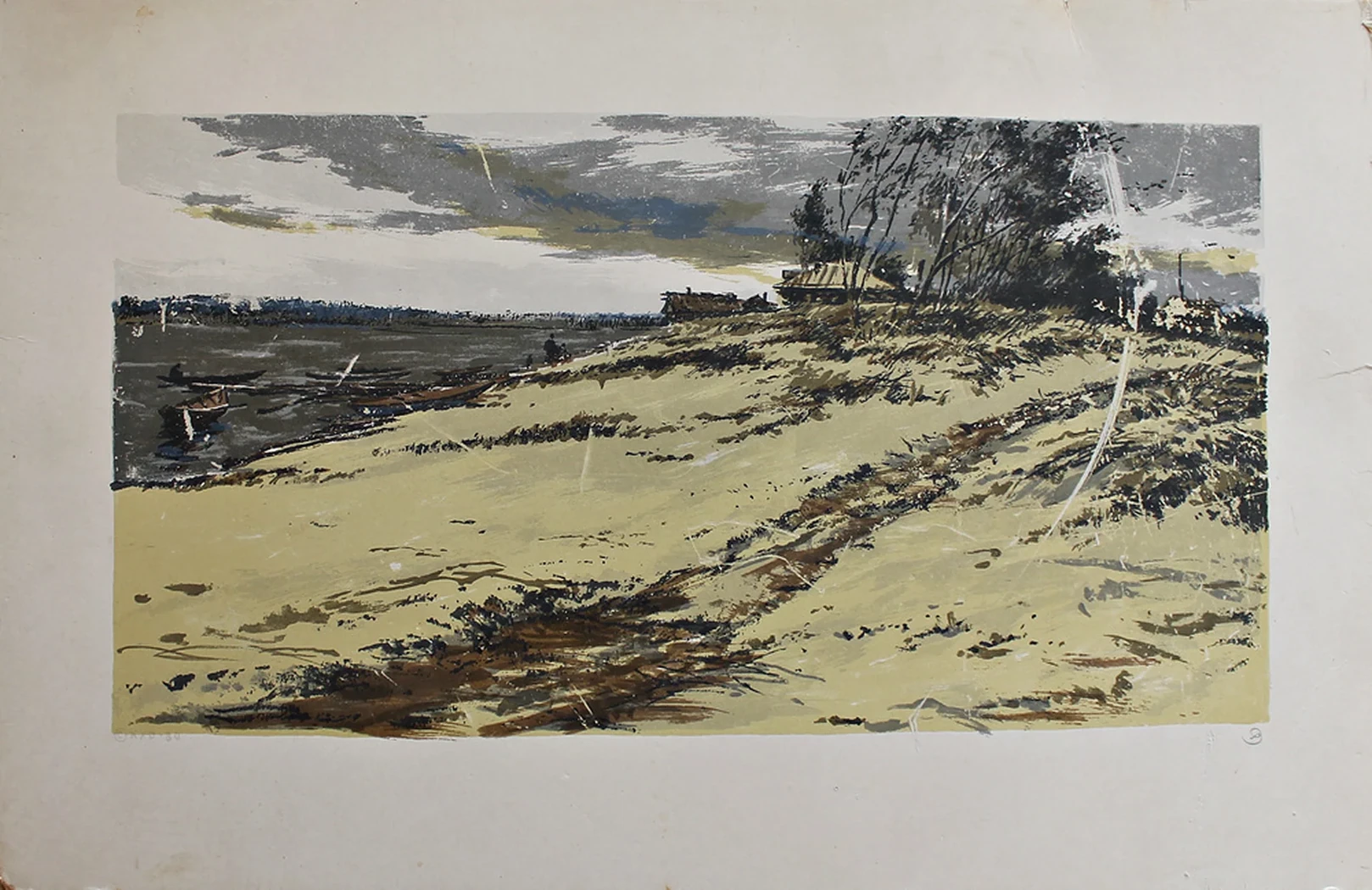 lot 95. «Сельский пейзаж»