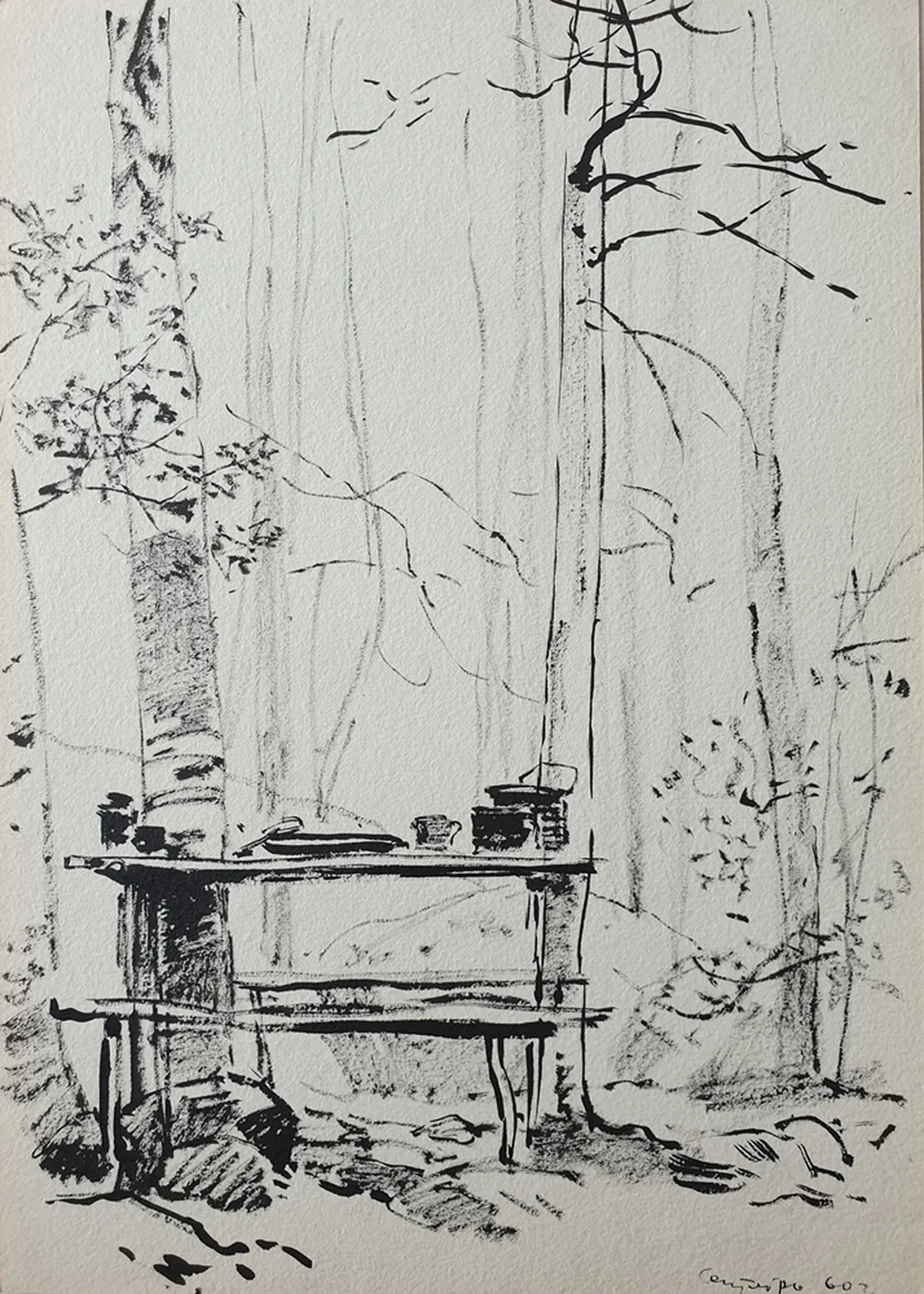 Сентябрь 1960, наш лагерь