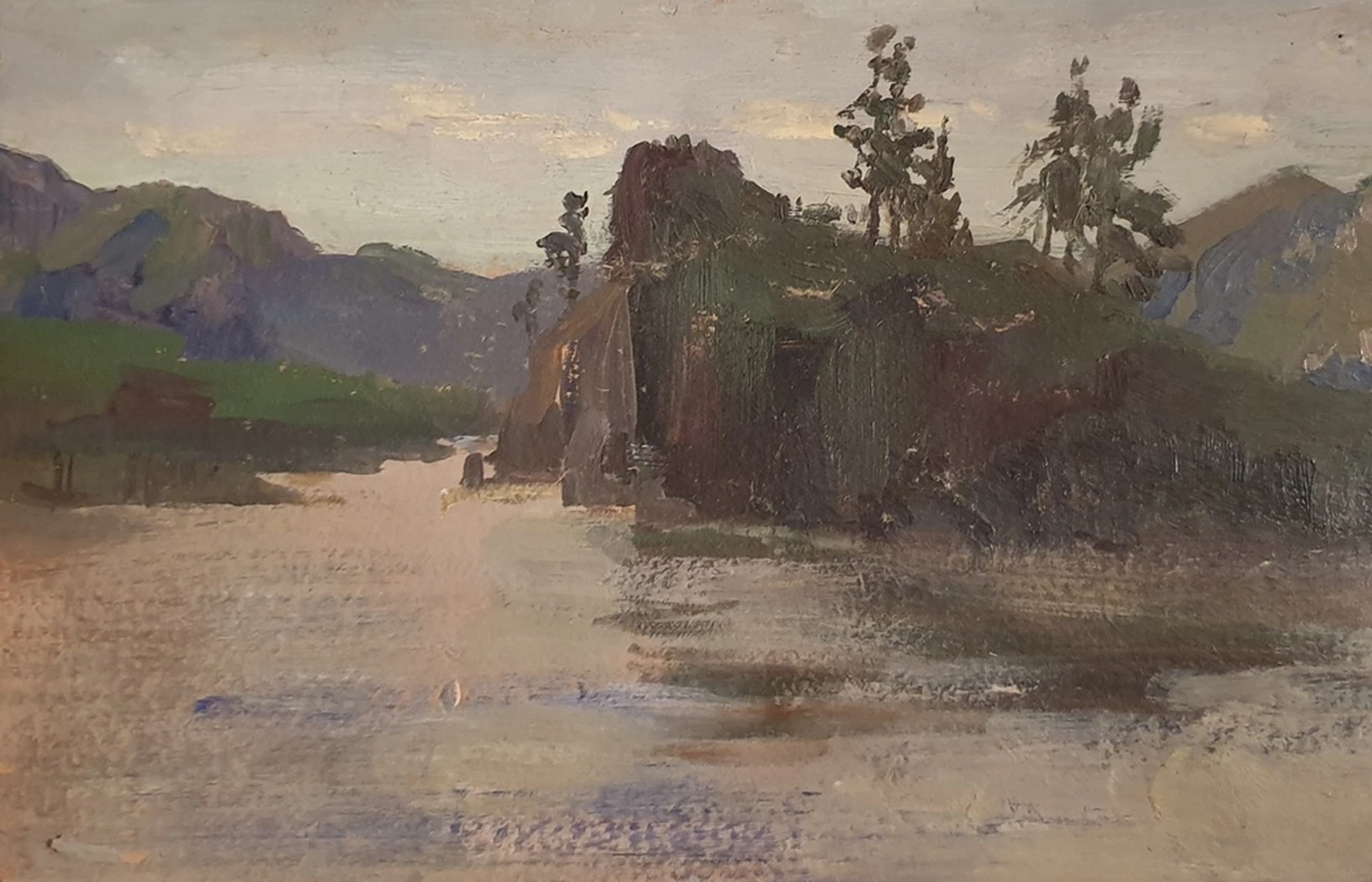 Крутой берег реки