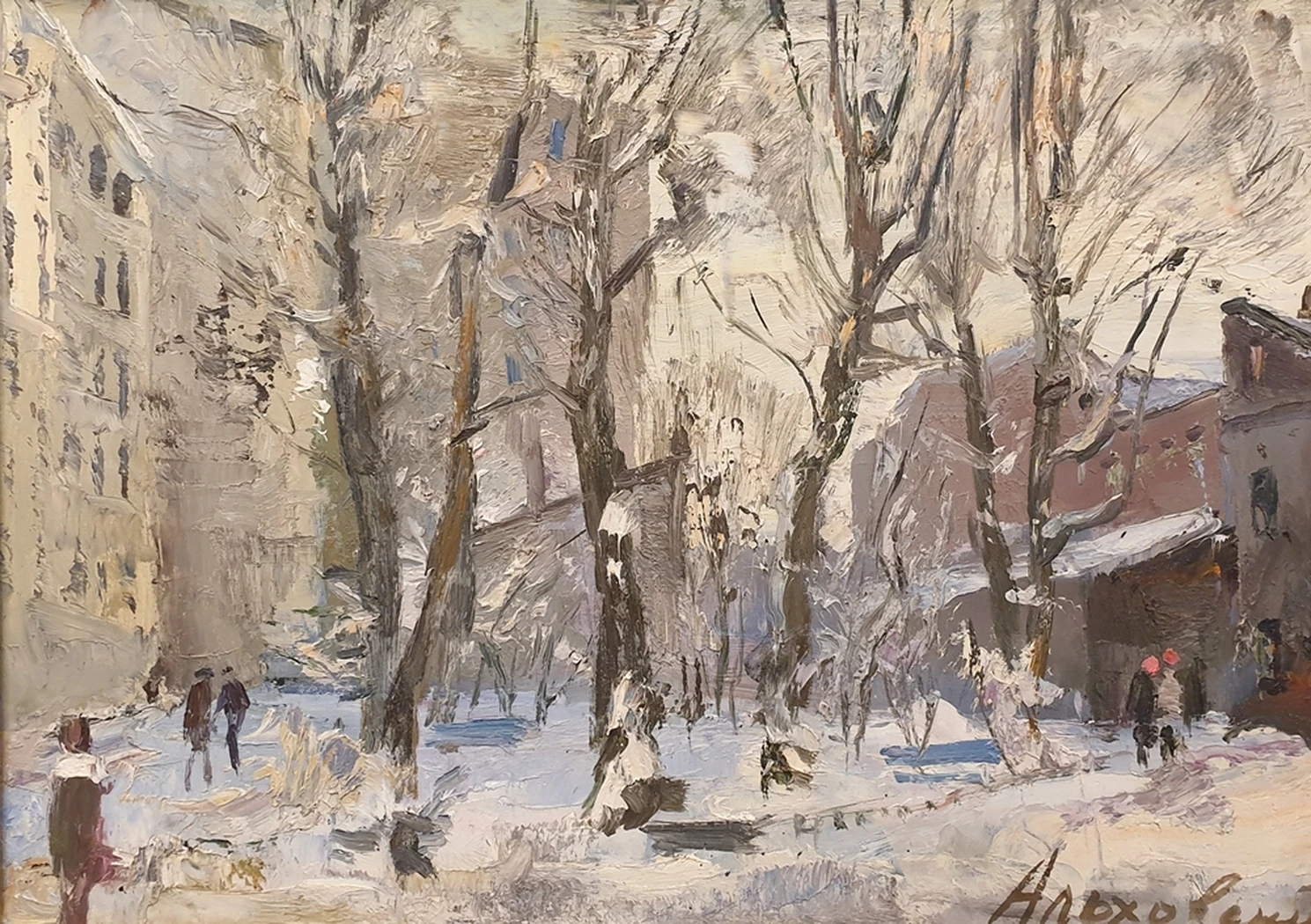 "Зима", Альховский Александр Давидович, художник, купить картину