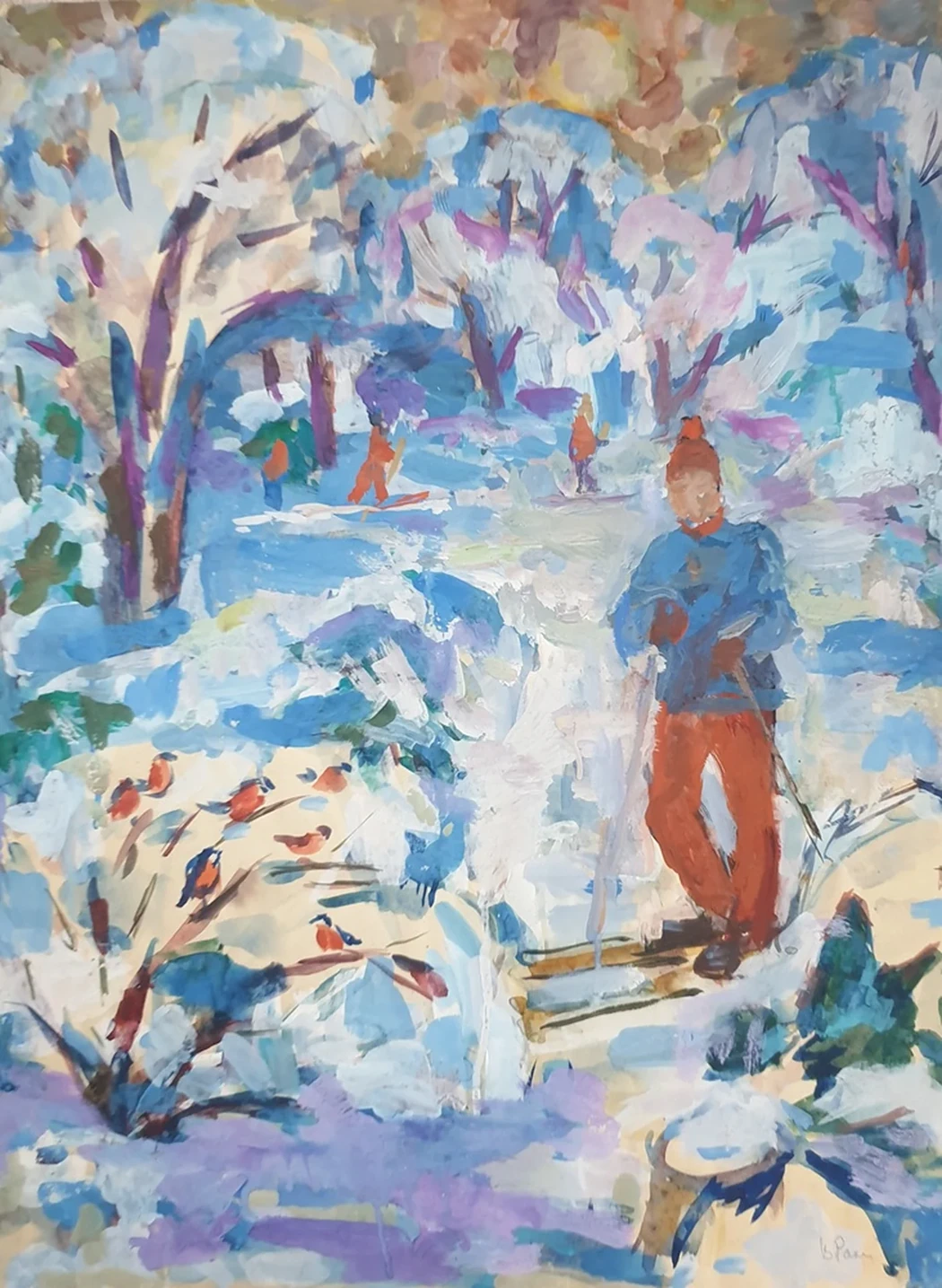  lot 109. «Лыжница»
