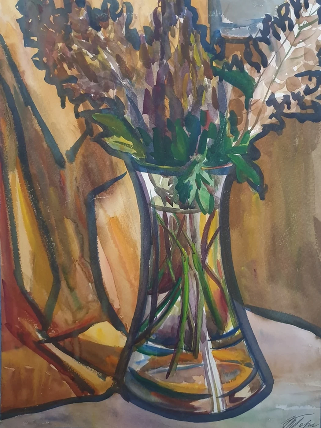 lot 142. «Букет в вазе»