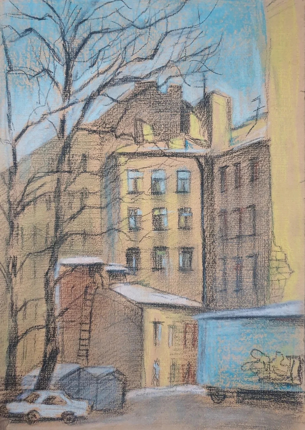 lot 155. «Во дворе»