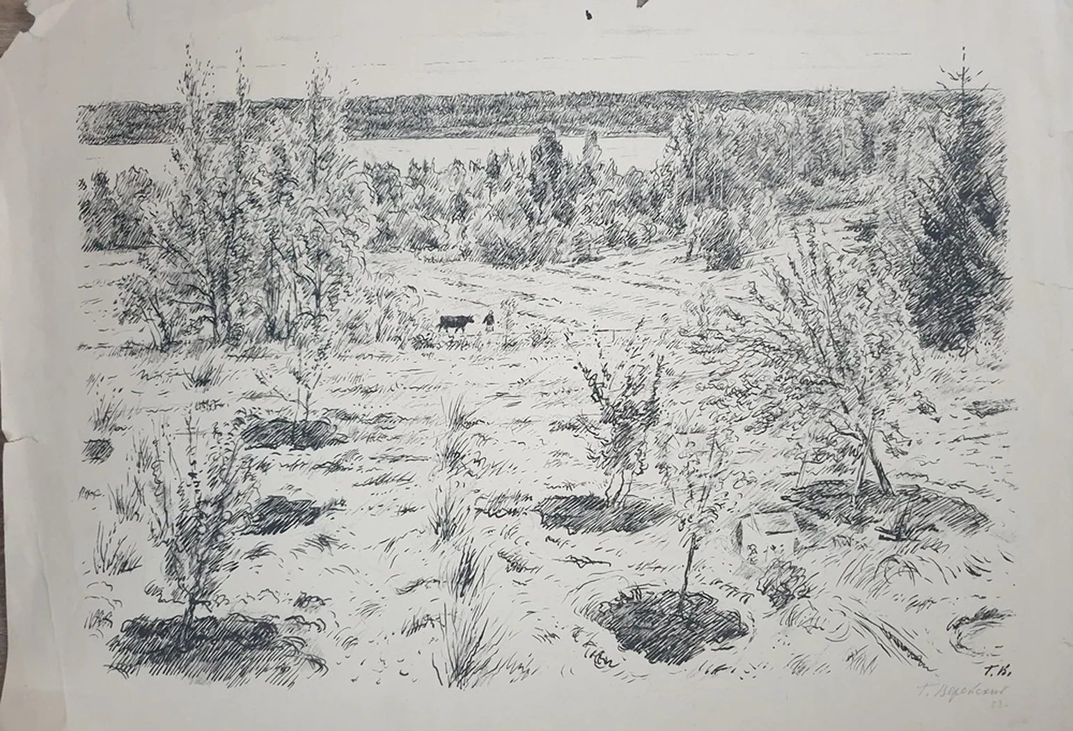 lot 162. «На пастбище»