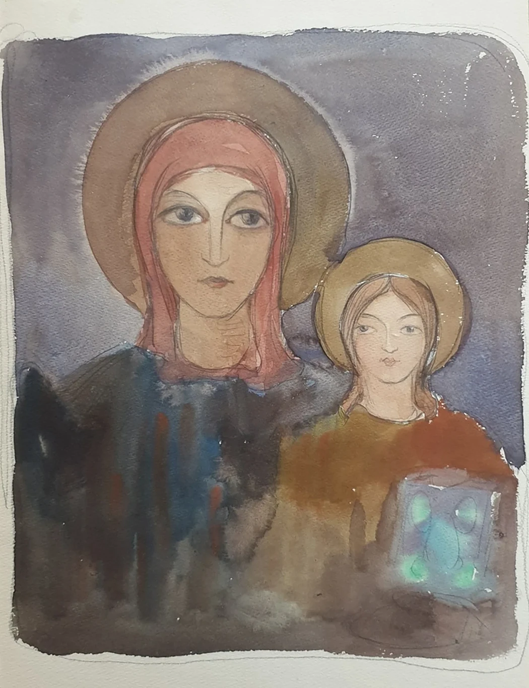  «Эскиз иконы», Баснина-Верхоланцева Анна Николаевна, художник, купить картину
