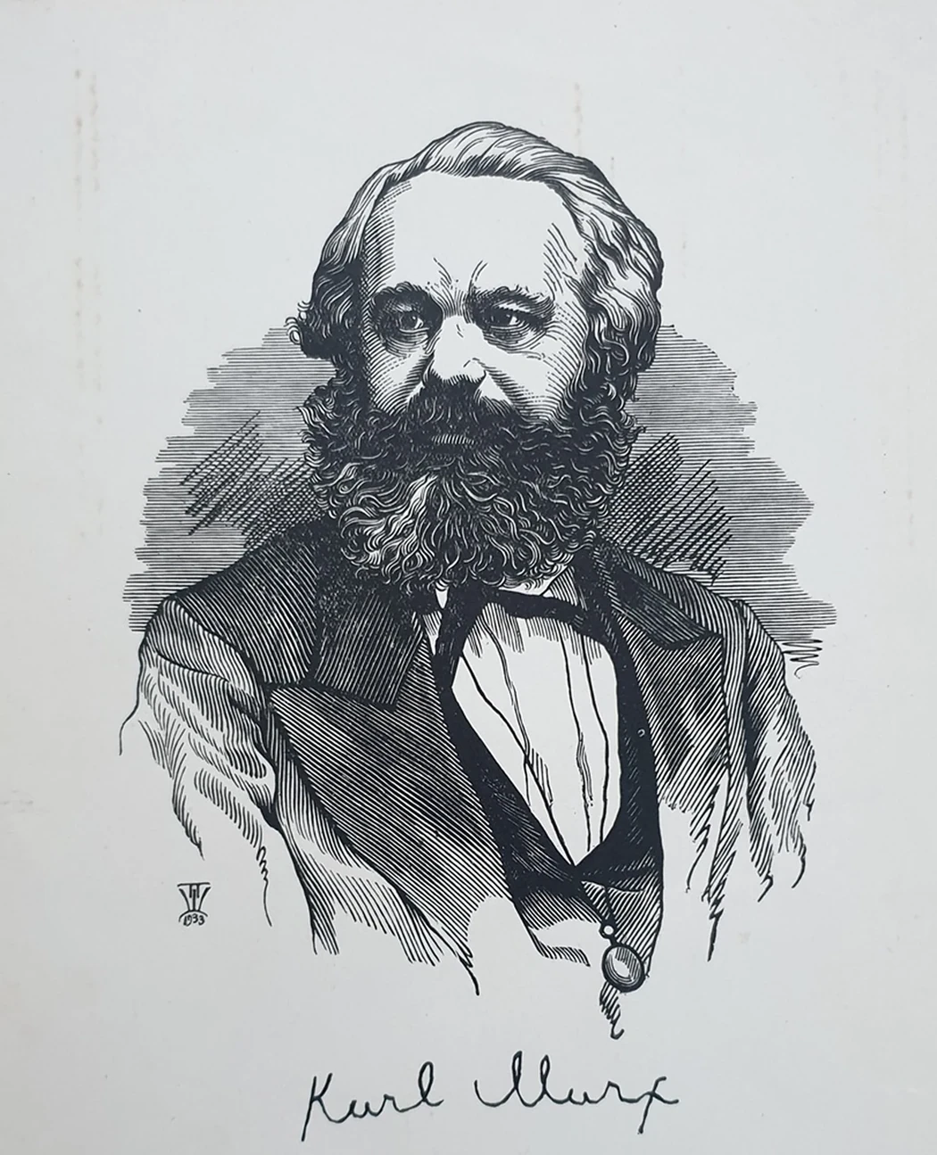 lot 53. «Портрет Карла Маркса»