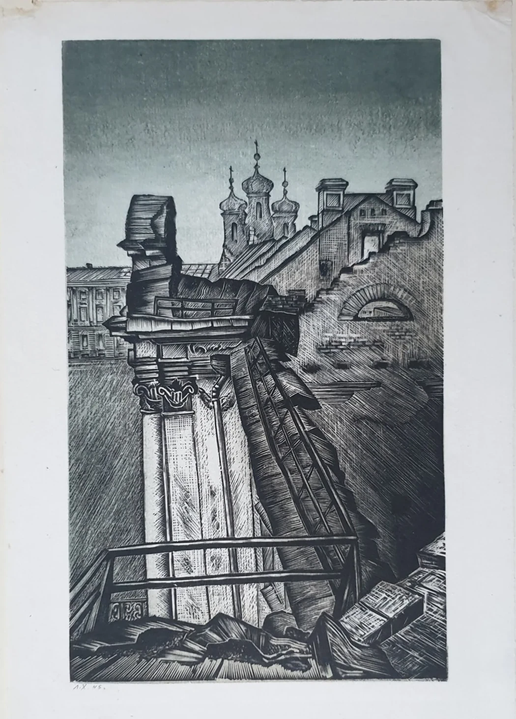 lot 79. «Церковь в пригороде Ленинграда»