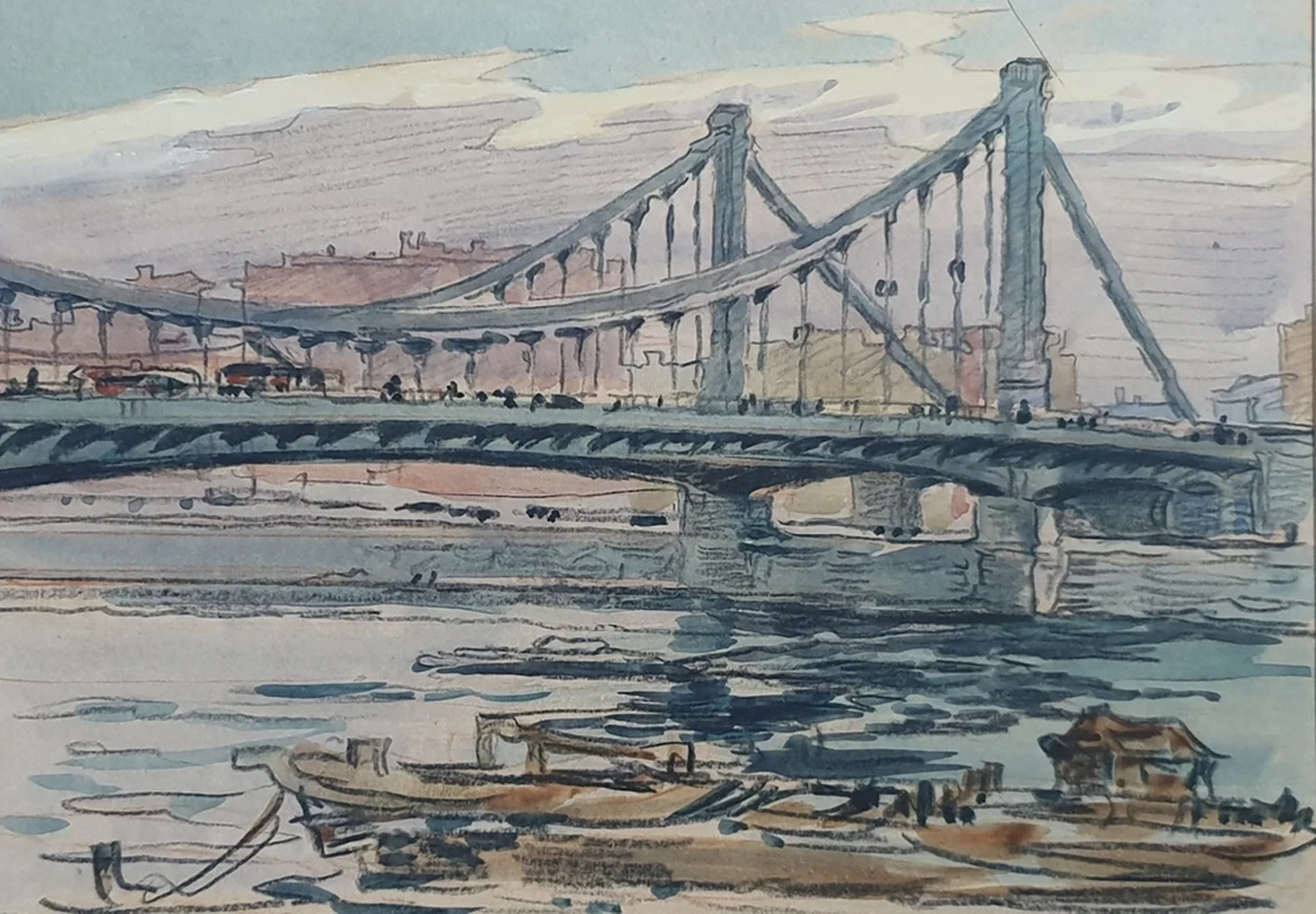 lot 70. «Москва, Крымский мост»
