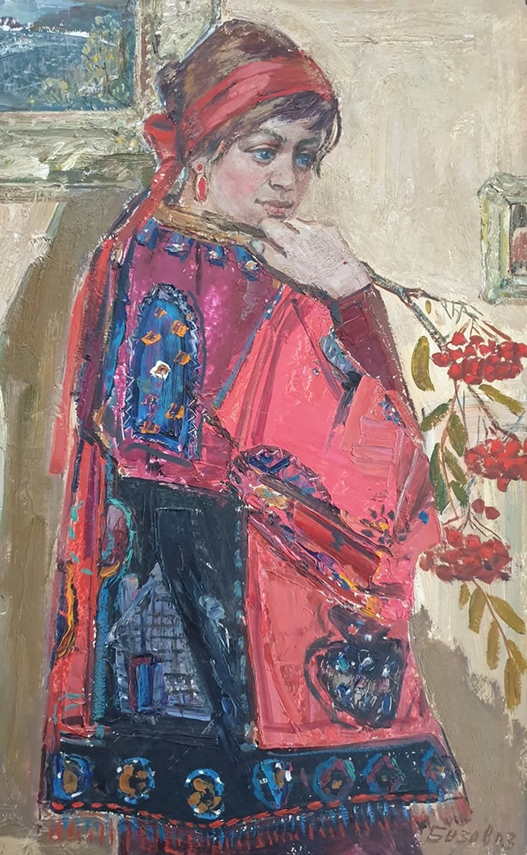 lot 168. «Этюд с рябиной»