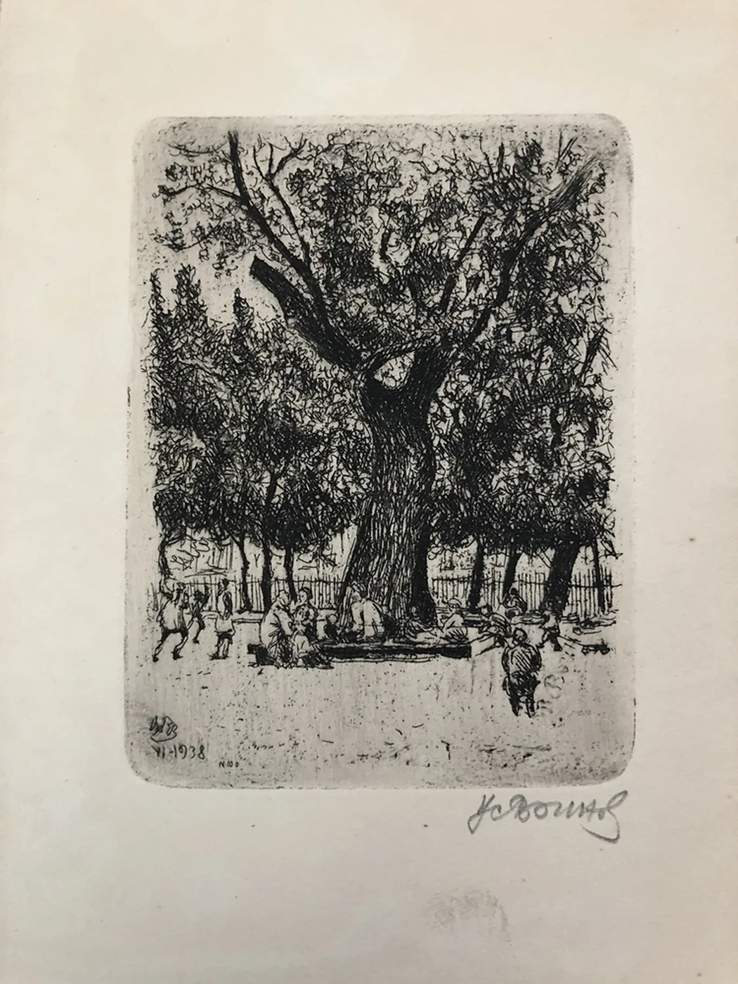 lot 188. «Старый тополь»