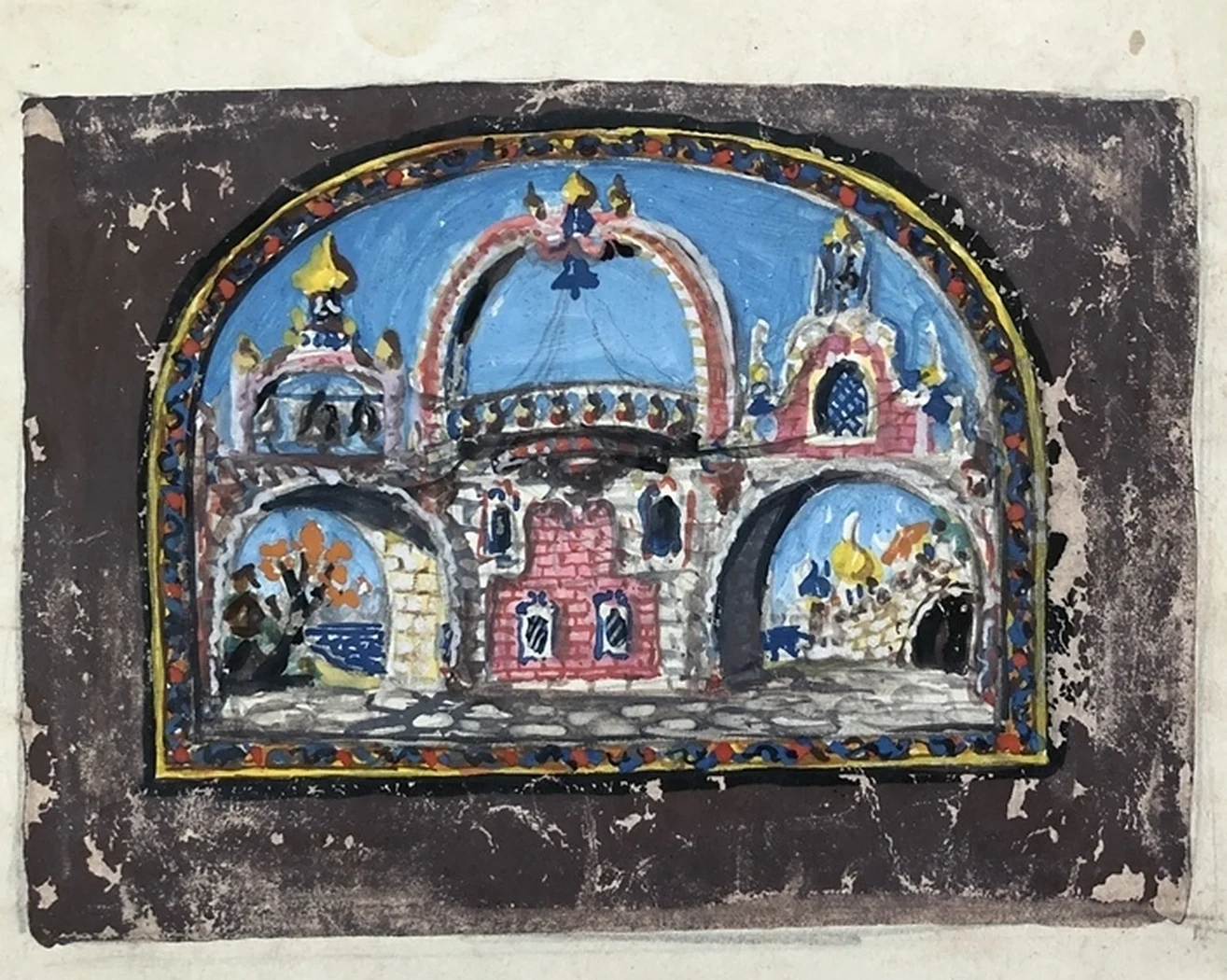 lot 187. «Эскиз театральной сцены»