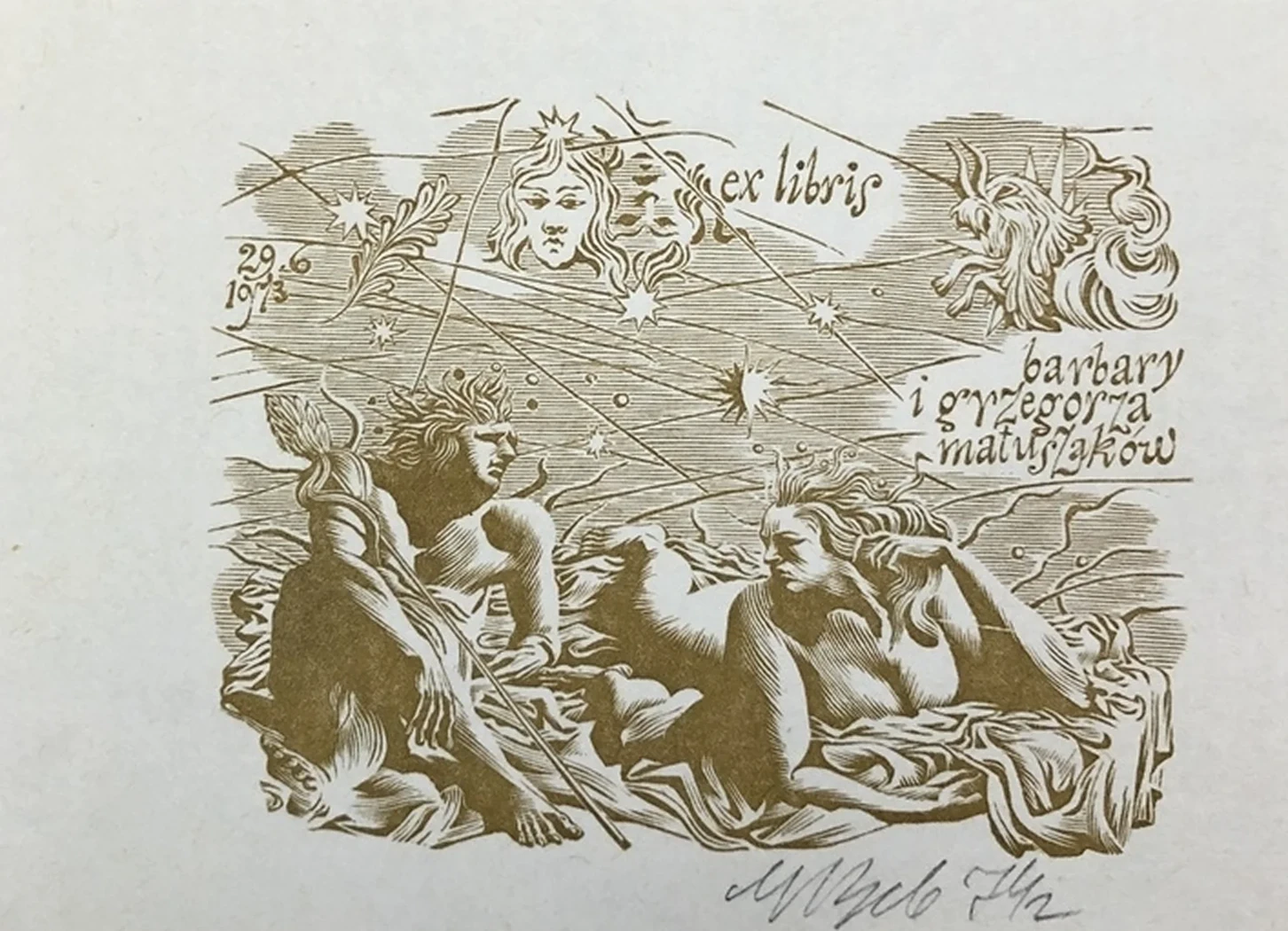 lot 201. «Десять книжных знаков»