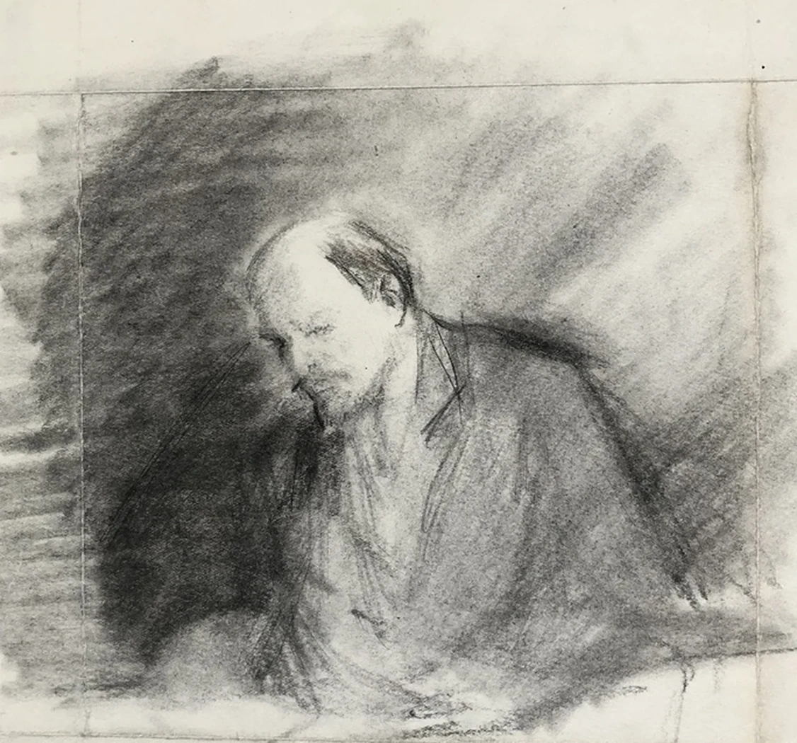 lot 42. «Эскиз к портрету В.Ленина»