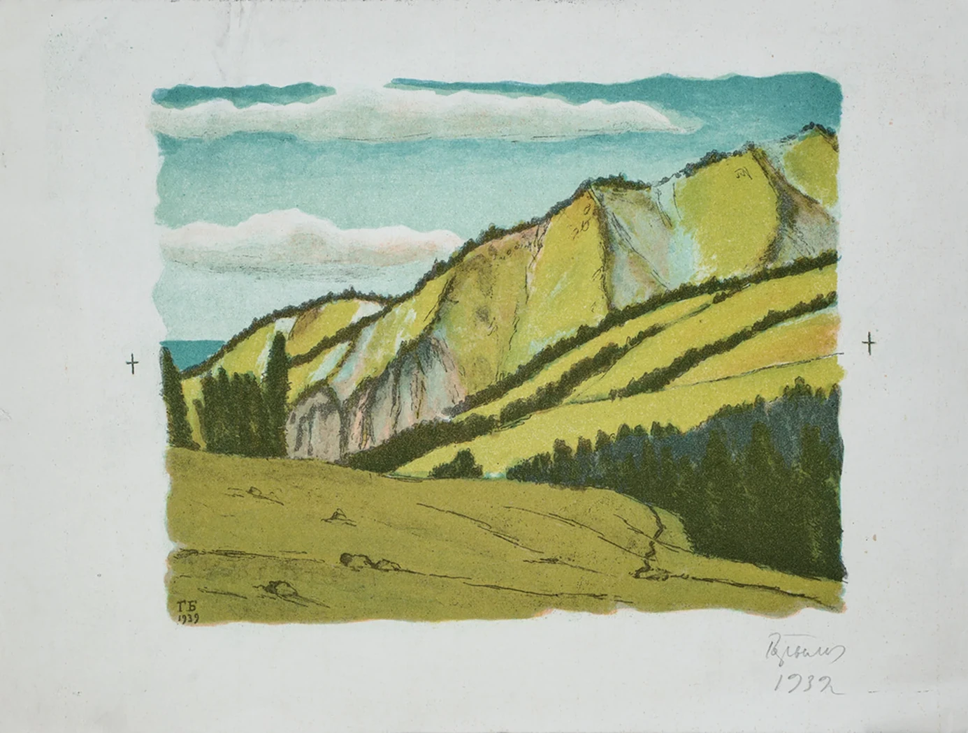 lot 115. «Горы»