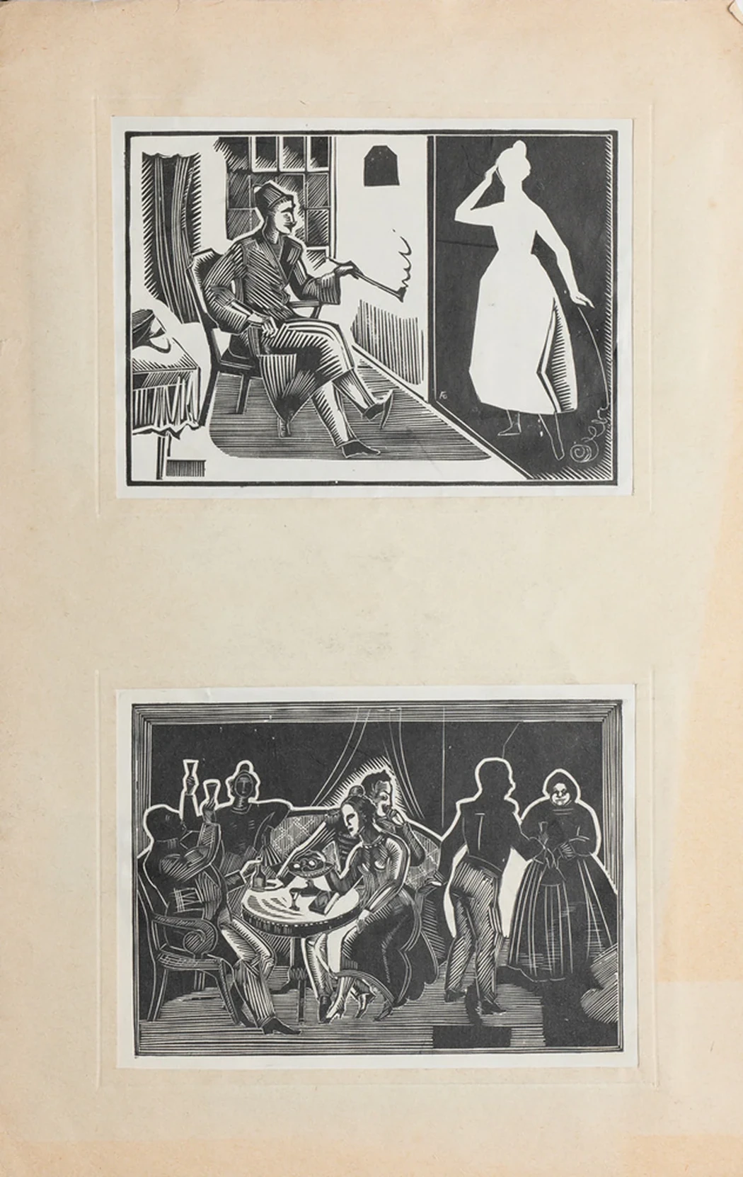 lot 87. «Пять иллюстраций к «Пиковой даме»»