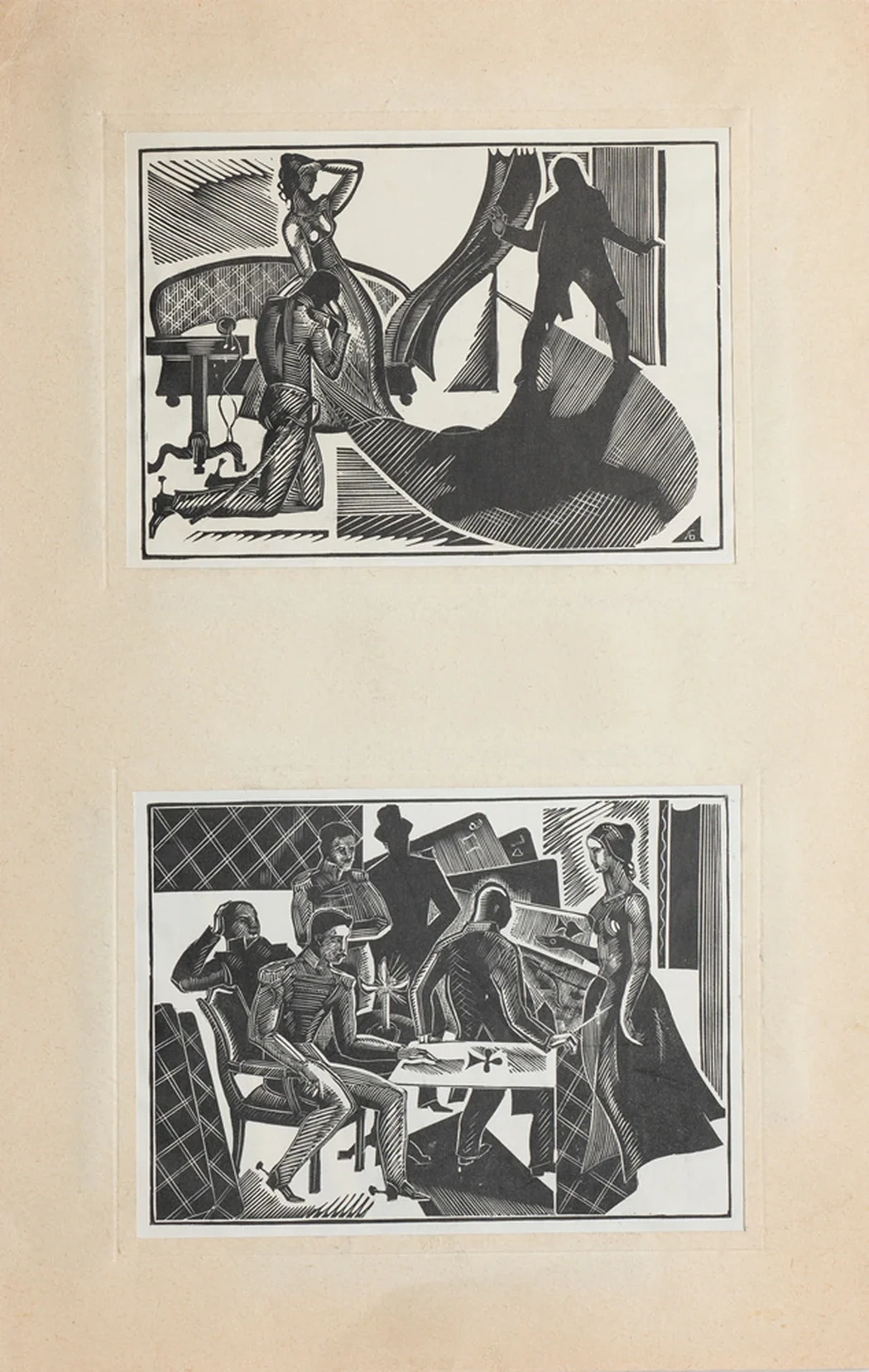 lot 87. «Пять иллюстраций к «Пиковой даме»»