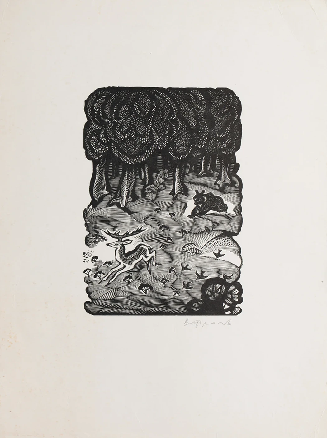 lot 99. «2 ксилографии»