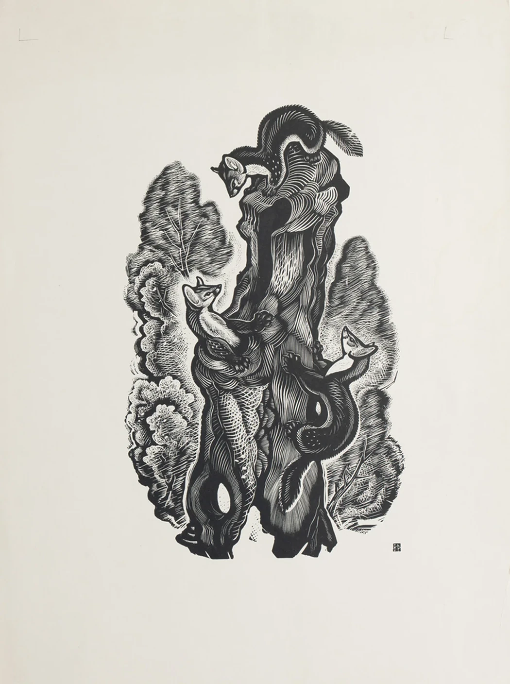 lot 99. «2 ксилографии»