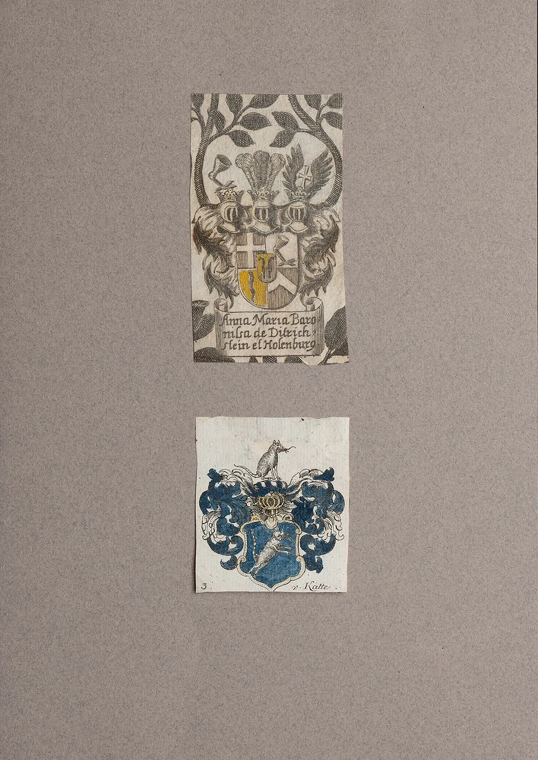 lot 101. «Геральдические экслибрисы германских князей сер. XVIII в»
