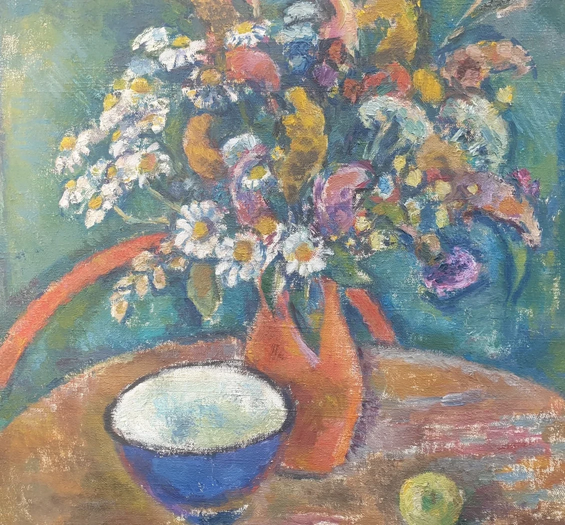 lot 133. «Цветы и синяя миска»