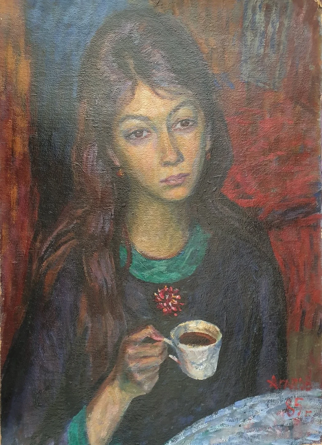  «Пейзаж/Портрет», Агапов Юрий Константинович, художник, купить картину
