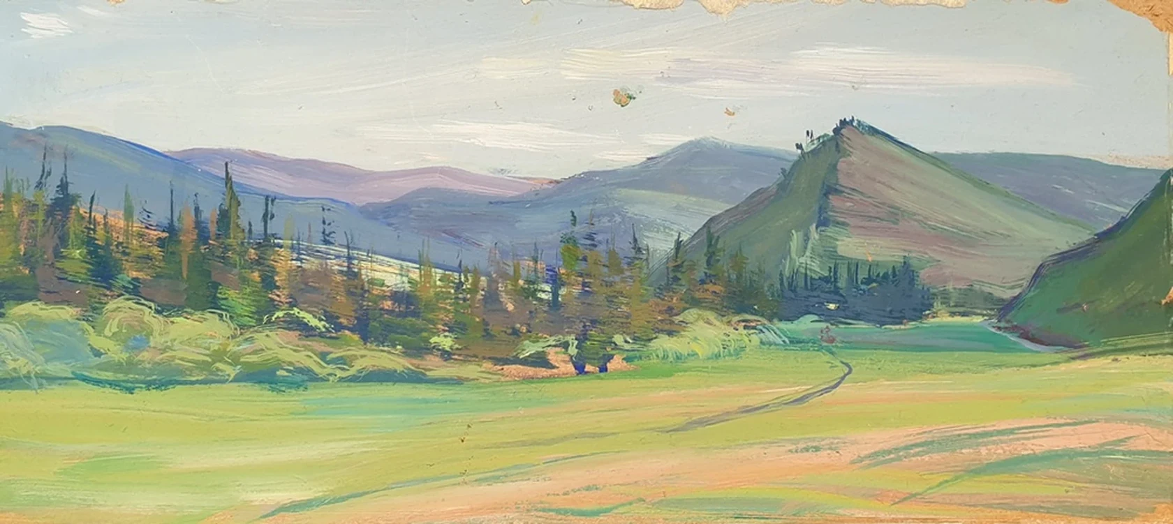 lot 128. «Горный пейзаж»