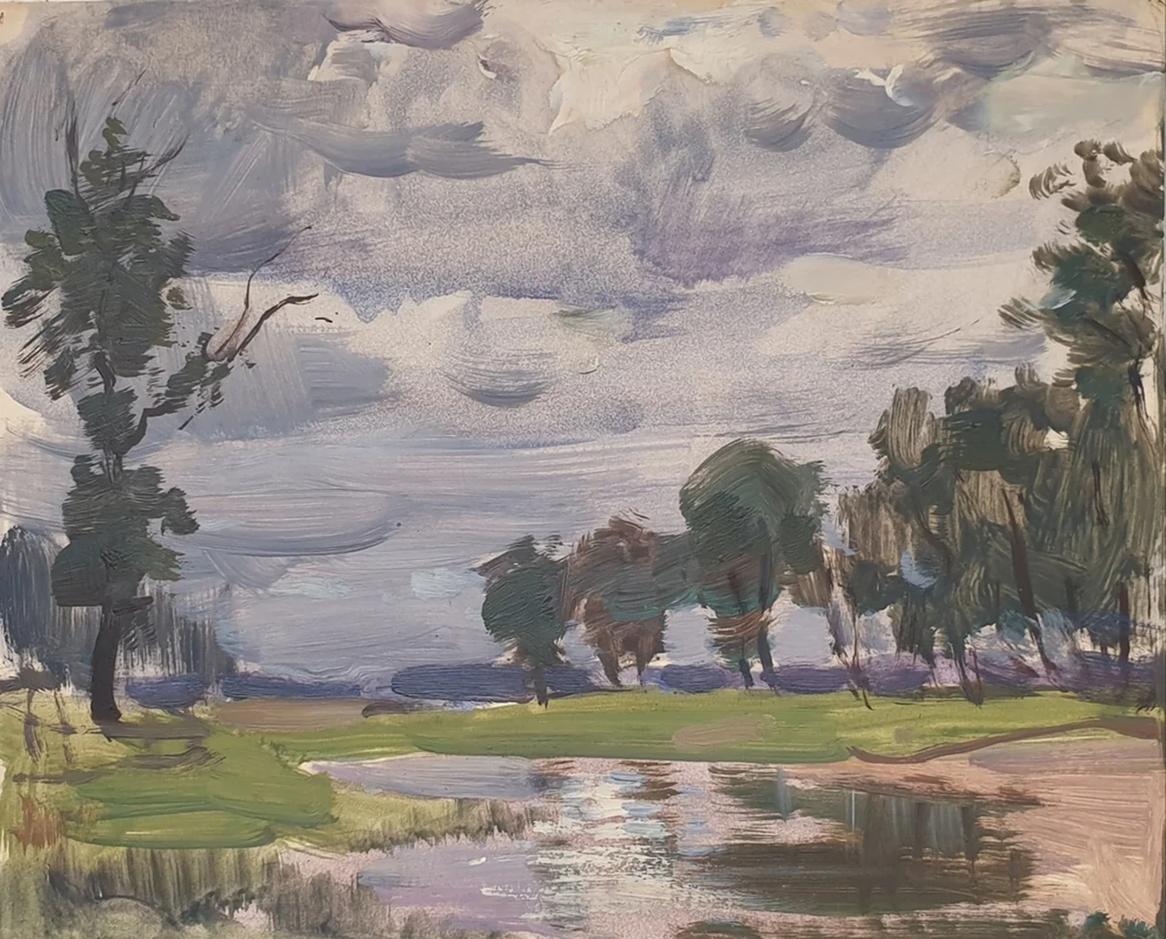 lot 192. «Перед дождем»