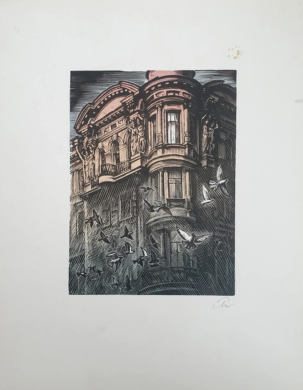 lot 42. «Петербург. Голуби»
