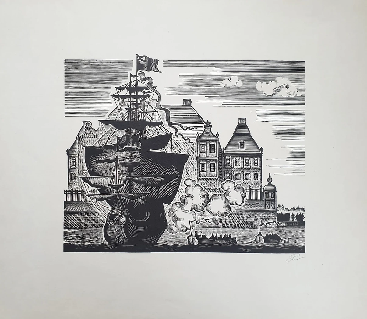 lot 46. «Нева у дворца Меншикова»