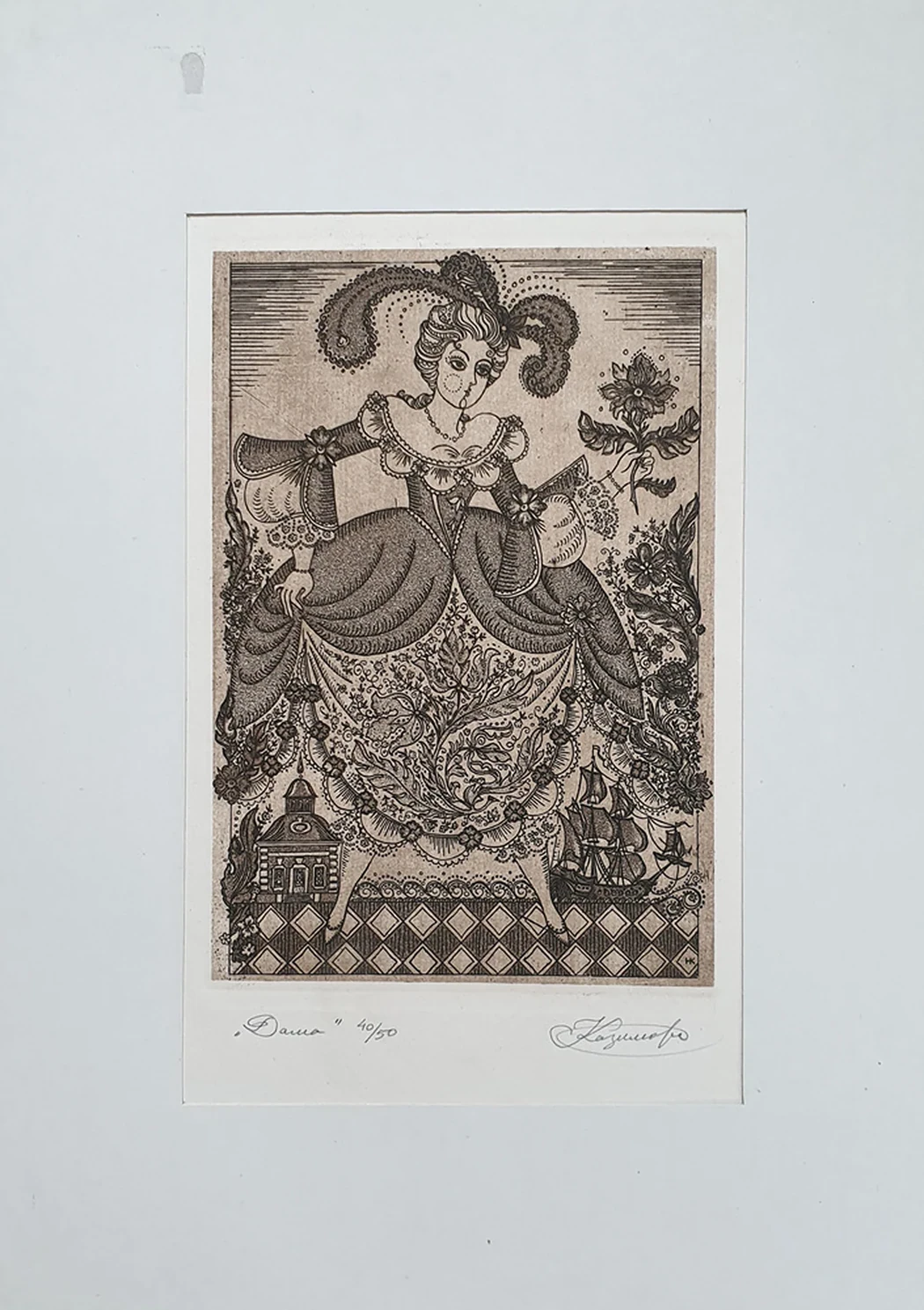 lot 66. «Дама»