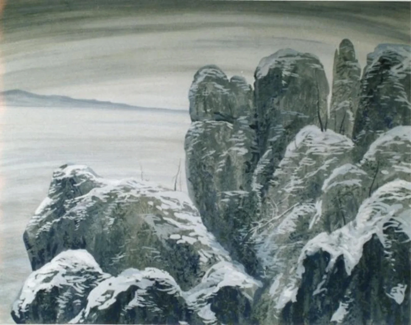 «Байкальские скалы», Андрей Блинов, художник, купить картину