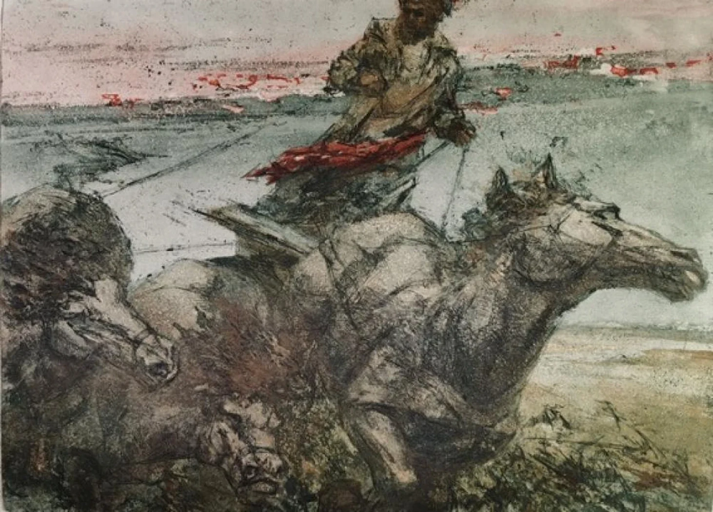 «Вечер. Из серии "Степь"», Семергей Александр, художник, купить картину
