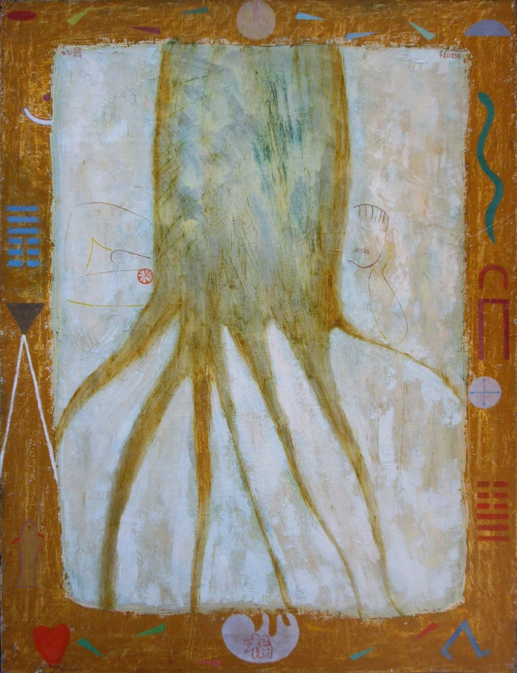 «Спиной к Зеркалу» «Back to Mirror», Андрей Ефи, холст/масло, 85х65 см, 1998 г.