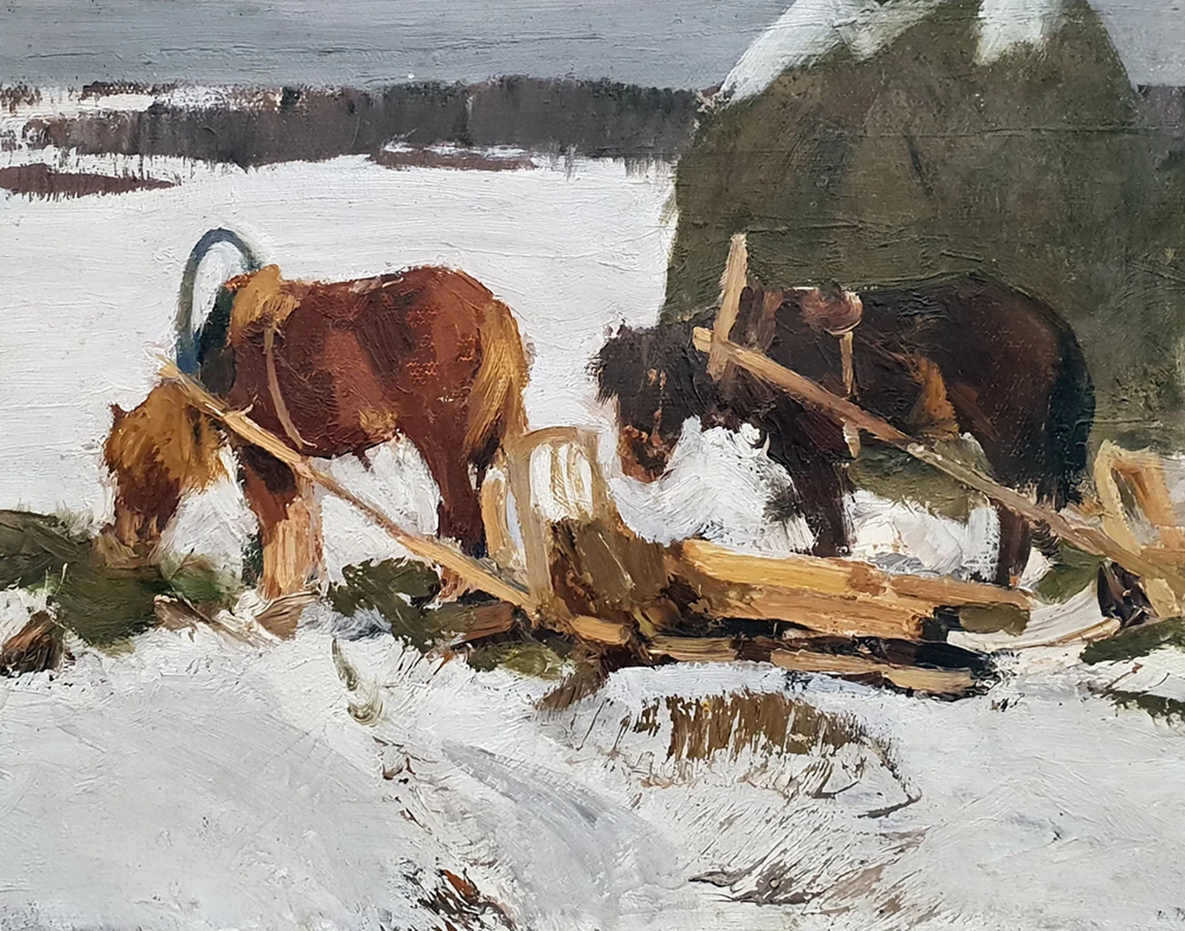 «У стога», Варичев Иван Михайлович, художник, купить картину