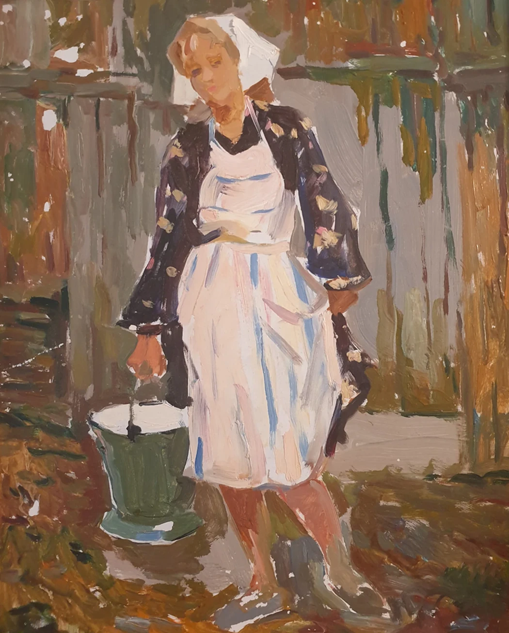 "Доярка", Альберти Пётр Филиппович, художник, купить картину