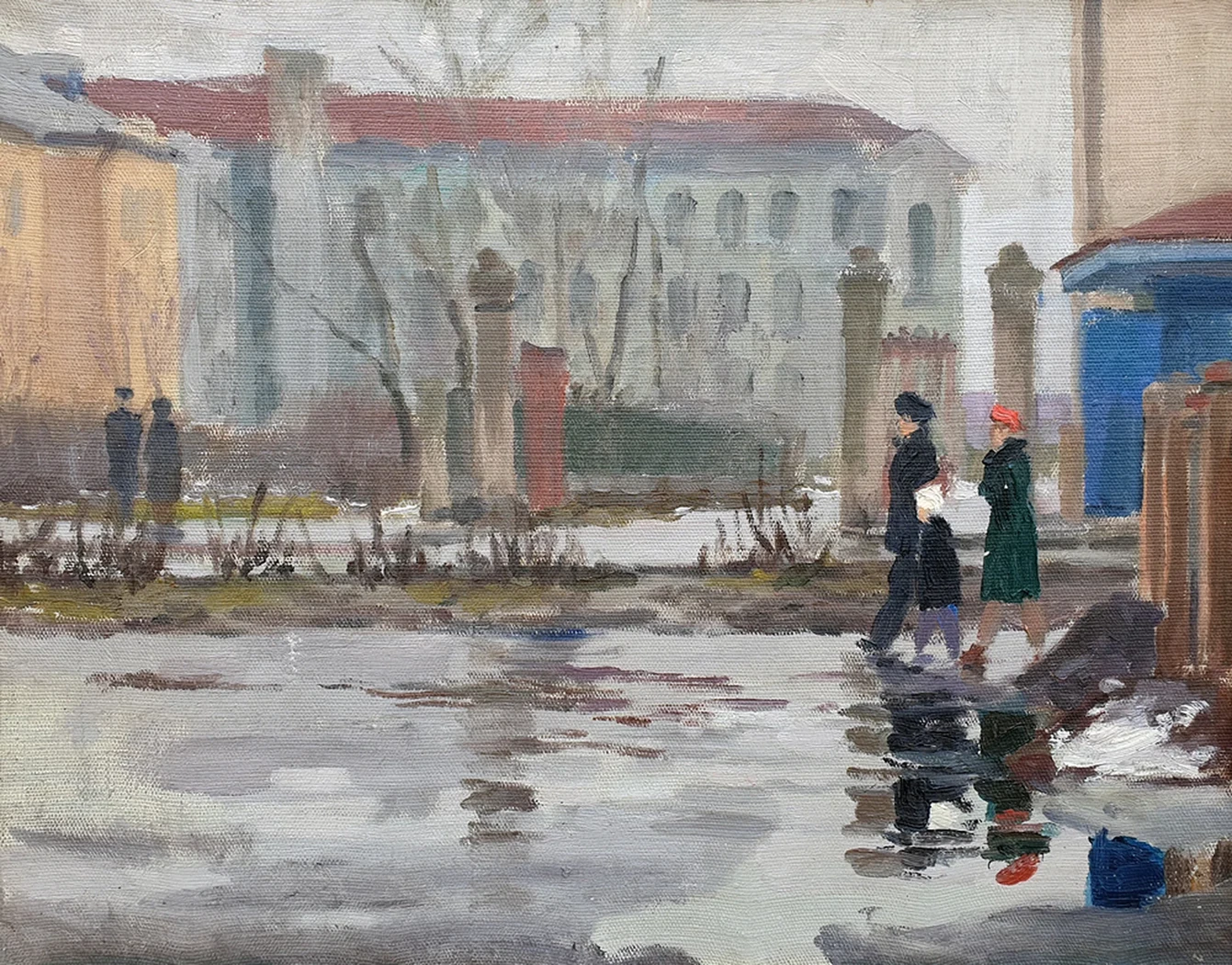 «Этюд «Город»», Фомин Петр Тимофеевич, художник, купить картину