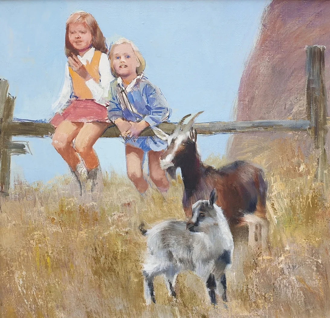 Девочки с козами