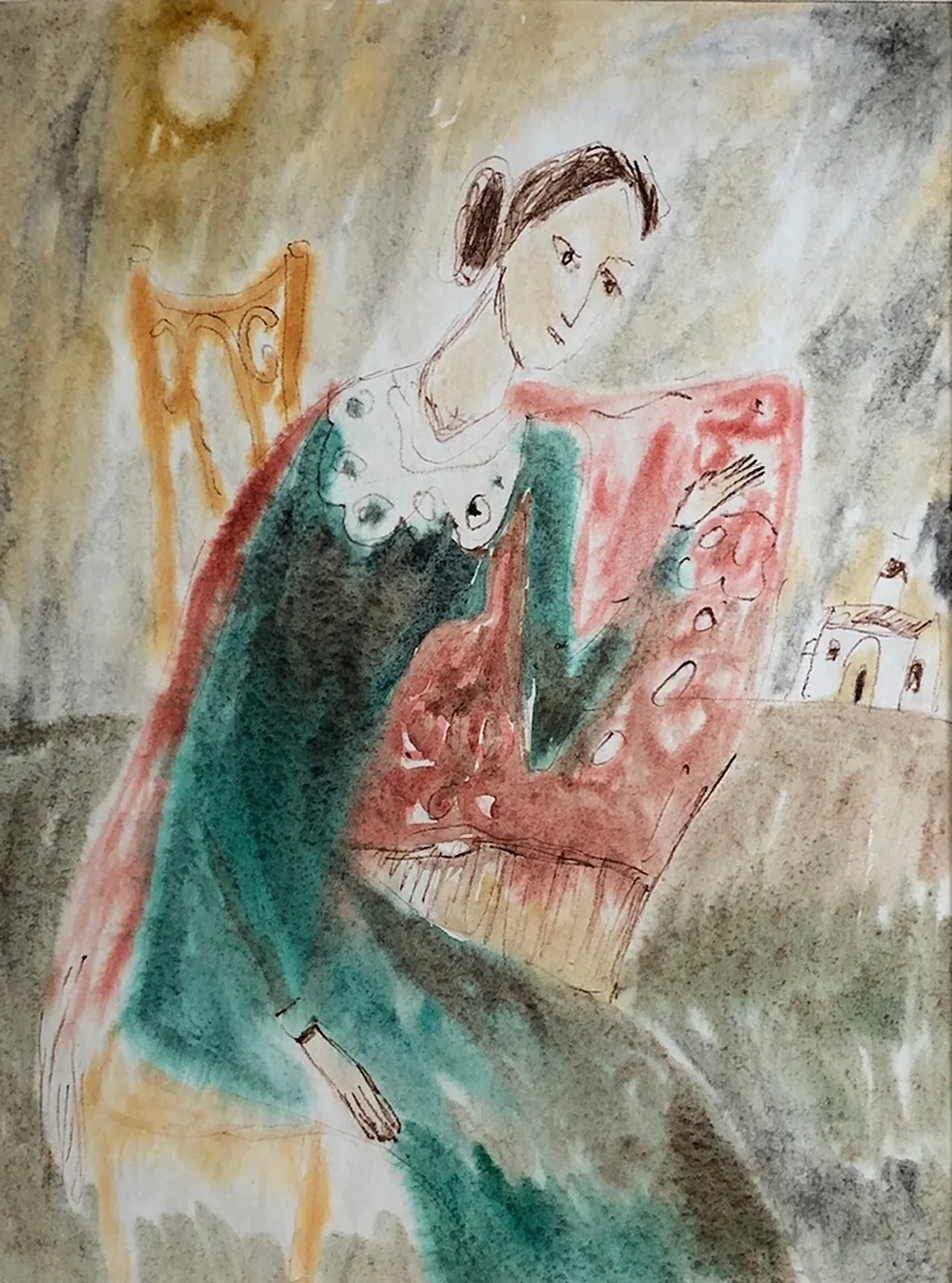 «Мила на море», Кондратьев Д.С., художник, купить картину 