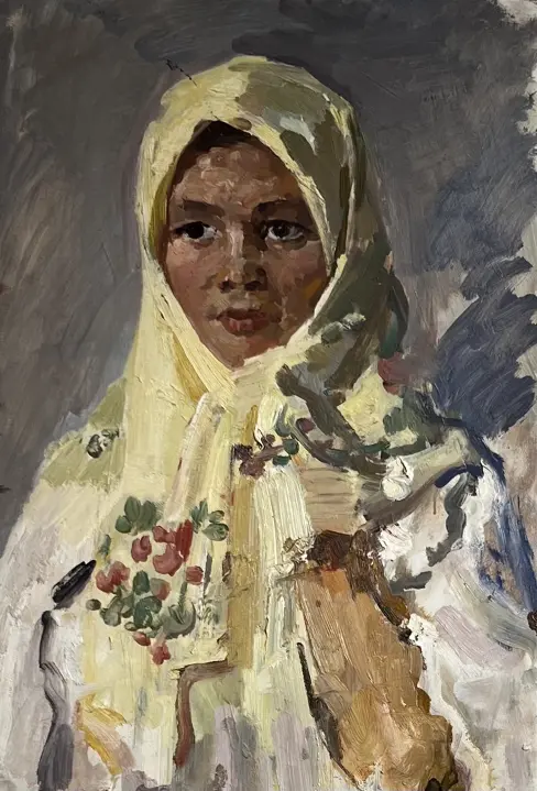 «Портрет», Богаевская Ольга Борисовна, художник, купить картину, купить, работы, аукцион, живопись, галерея ОПХ, Bidspirit, бидспирит, магазин, выставка