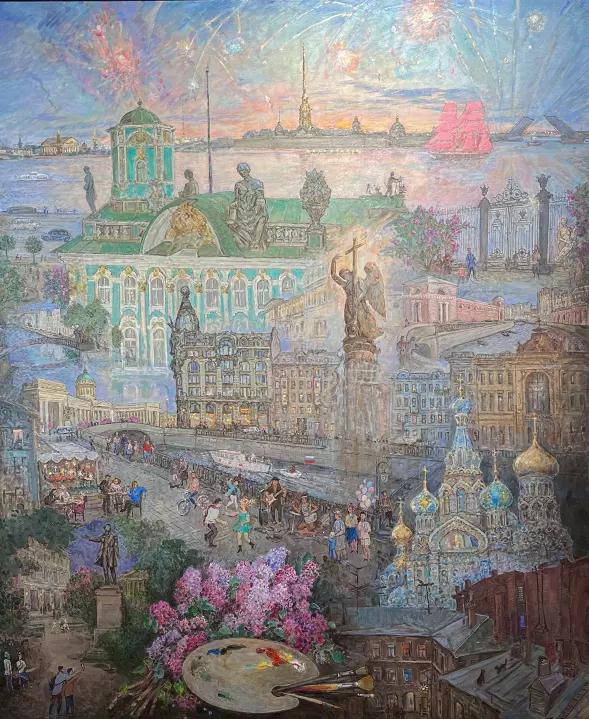 «Петербургская ночь», Бекарян Дзовинар Аровна, художник, купить картину