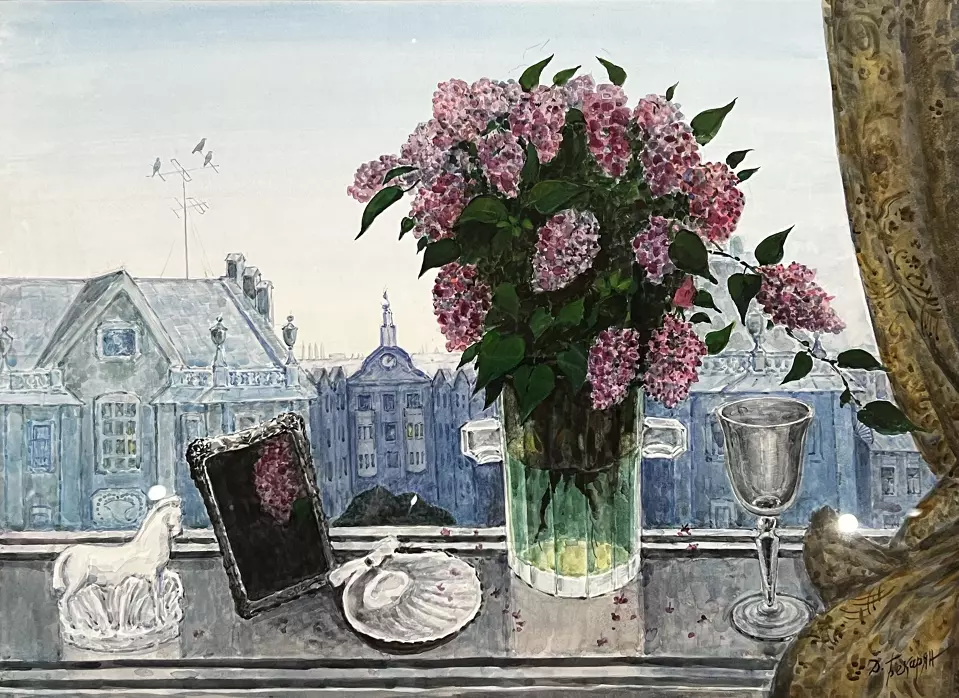 «Сирень. Белая ночь», Бекарян Дзовинар Аровна, художник, купить картину