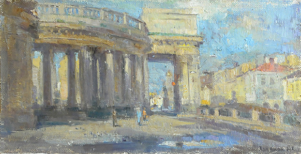 «Солнечный день у Казанского», 1991, Хомяков Д.Н.